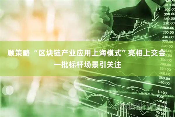 顺策略 “区块链产业应用上海模式”亮相上交会 一批标杆场景引关注