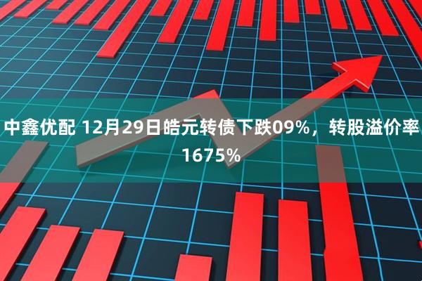 中鑫优配 12月29日皓元转债下跌09%，转股溢价率1675%
